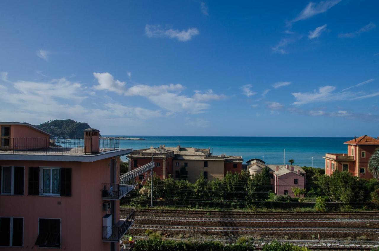 009 - Attico Sant'Anna Vista Mare 150M Dalla Spiaggia Con Terrazza Privata Apartment Sestri Levante Exterior photo